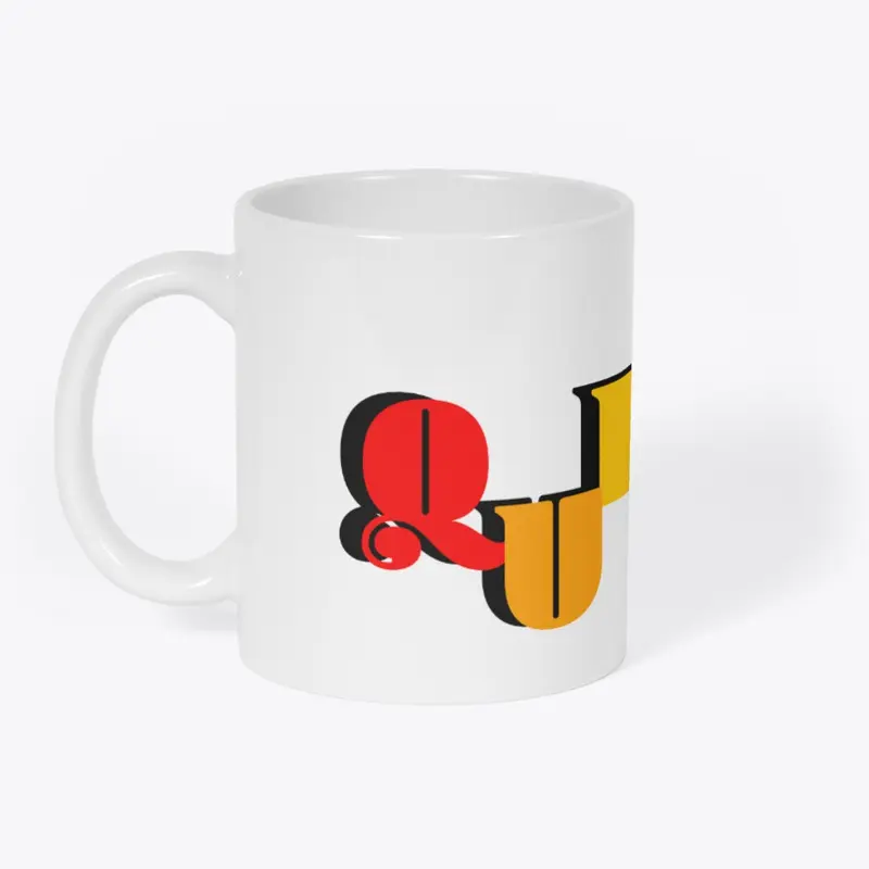 Quested - Technicolor Logo Mug